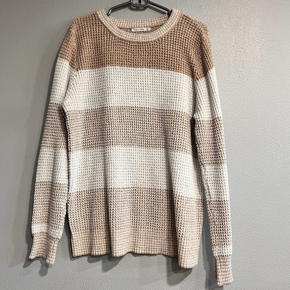 Alicia Textured Long Sleeve Sweater